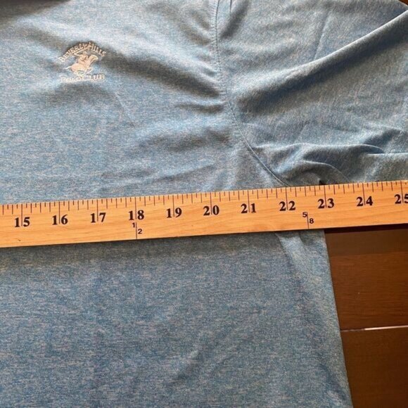 Men’s Beverly Hills Polo Club Short Sleeve Easy Care T Shirt S Blue Size L NEW - Picture 7 of 14